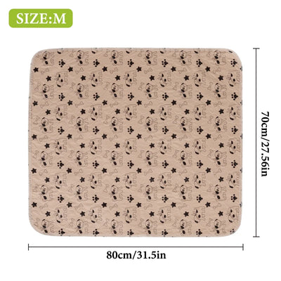 1Pc Puppy Pads with Pheromones, Washable Puppypad Pee Pads, Ultra-Durable 4-Layer Leak-Proof Training Mats with Non-Slip Bottom